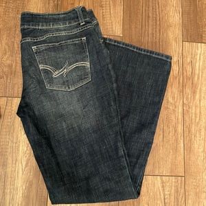 Wrangler boot cut jeans 13x32